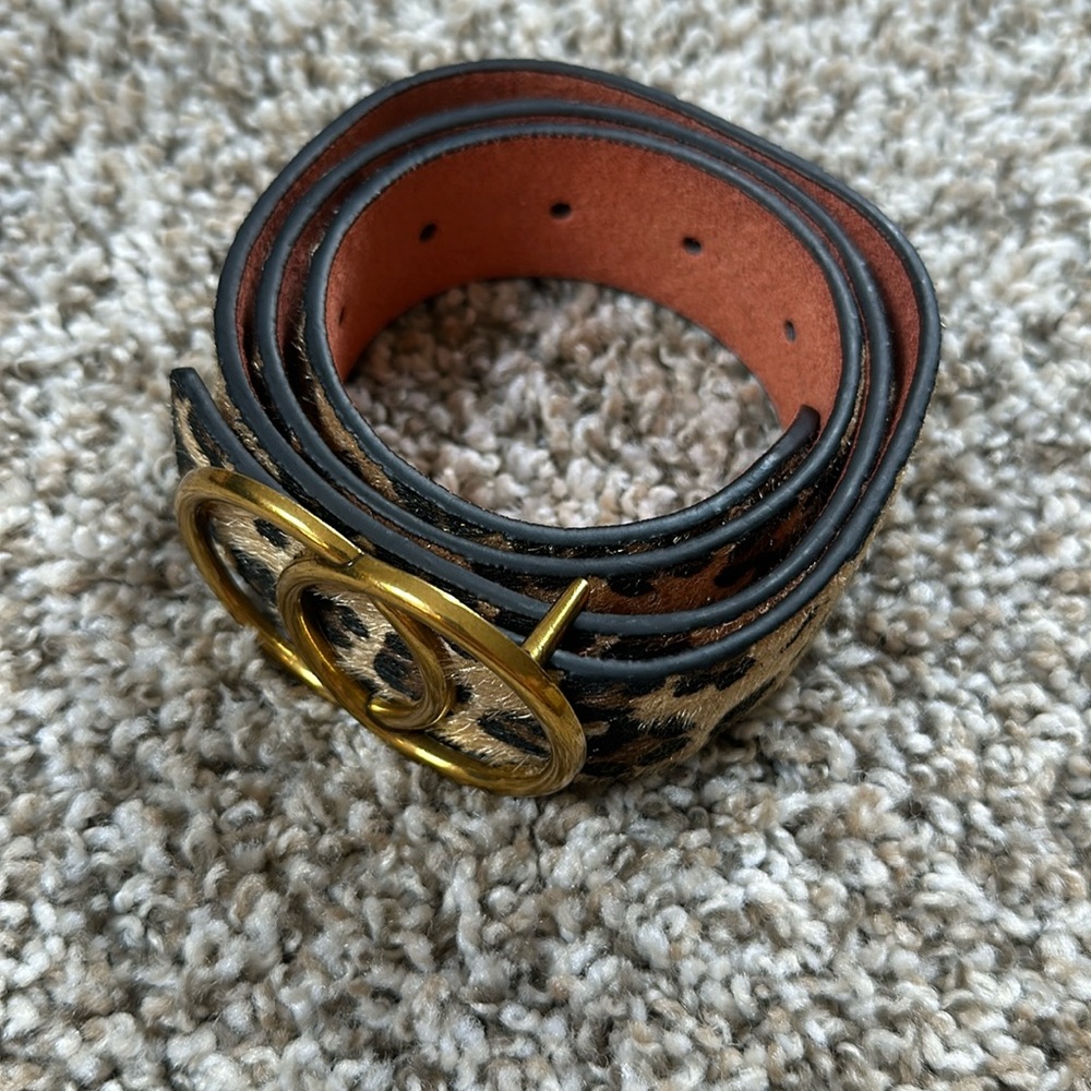 cheetah print belt